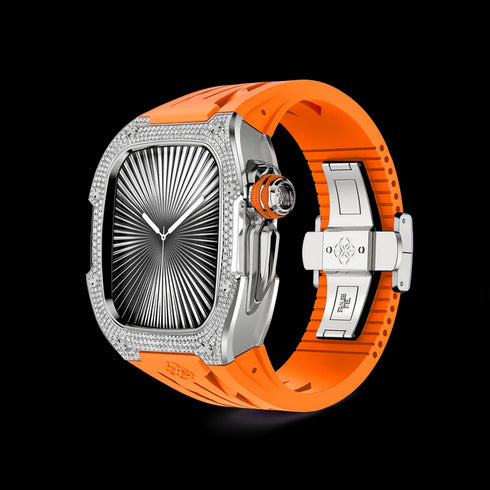 Apple Watch Case / RSTIII46 - Sunset Orange Moissanite